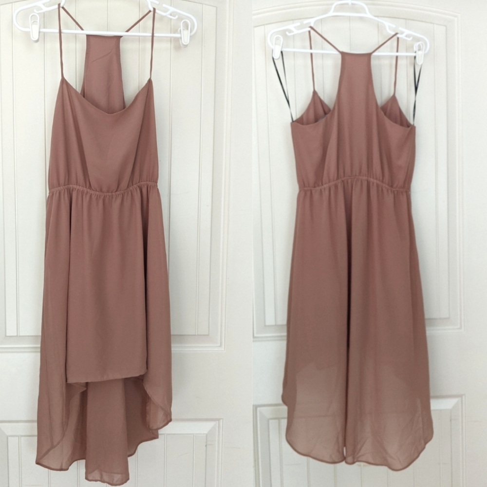 Mauve Blush High Low dress